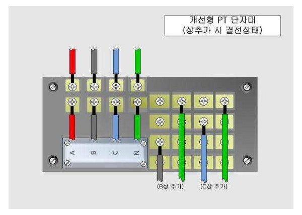 개선형 계기용 변압기（ＰＴ） 단자대